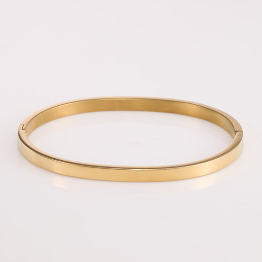 Minimalist Silk Gold Bangle