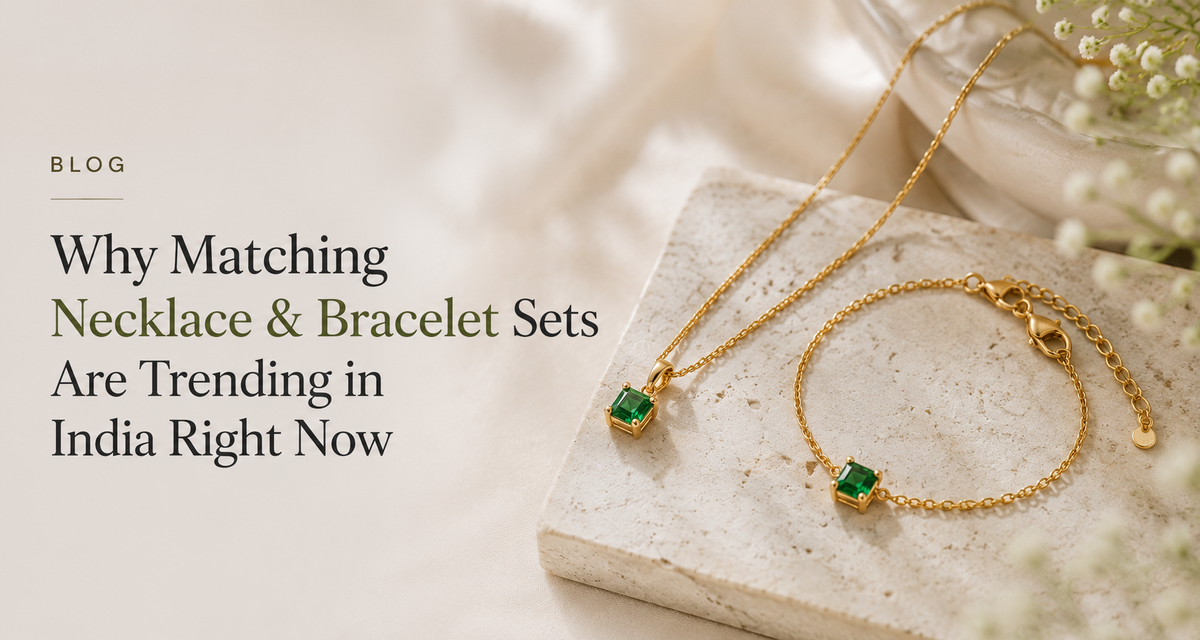 Why Matching Necklace &amp; Bracelet Sets Are Trending in India Right Now