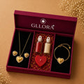Rakhi Gift Hamper Pearl Heart Combo