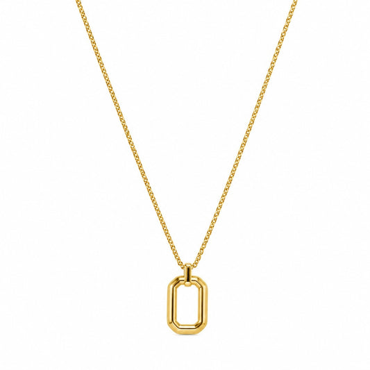 Star Rakhi With Rectangle Pendant Chain