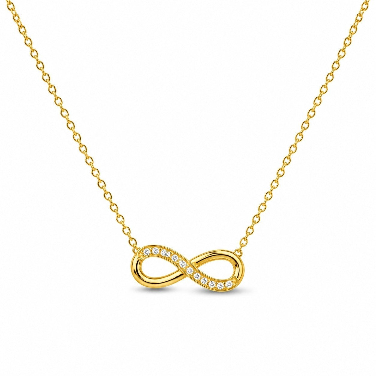 Rakhi Gift Hamper Infinity shaped Necklace & hoops