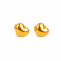 Amora Heart Stud Earrings