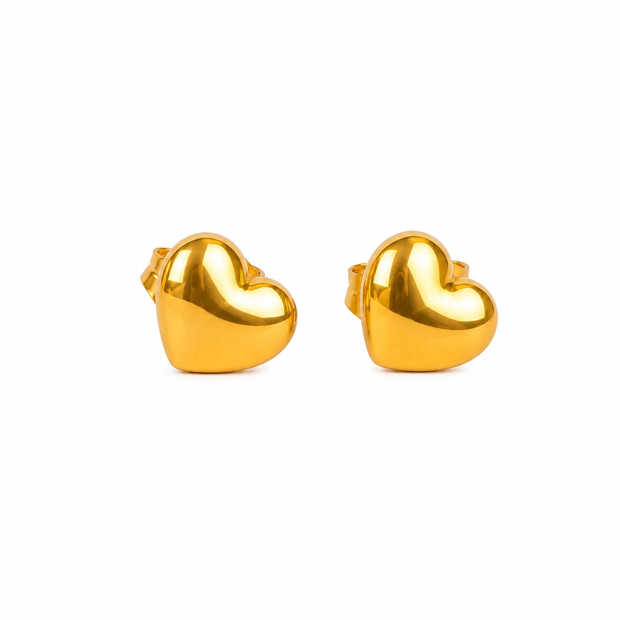 Amora Heart Stud Earrings