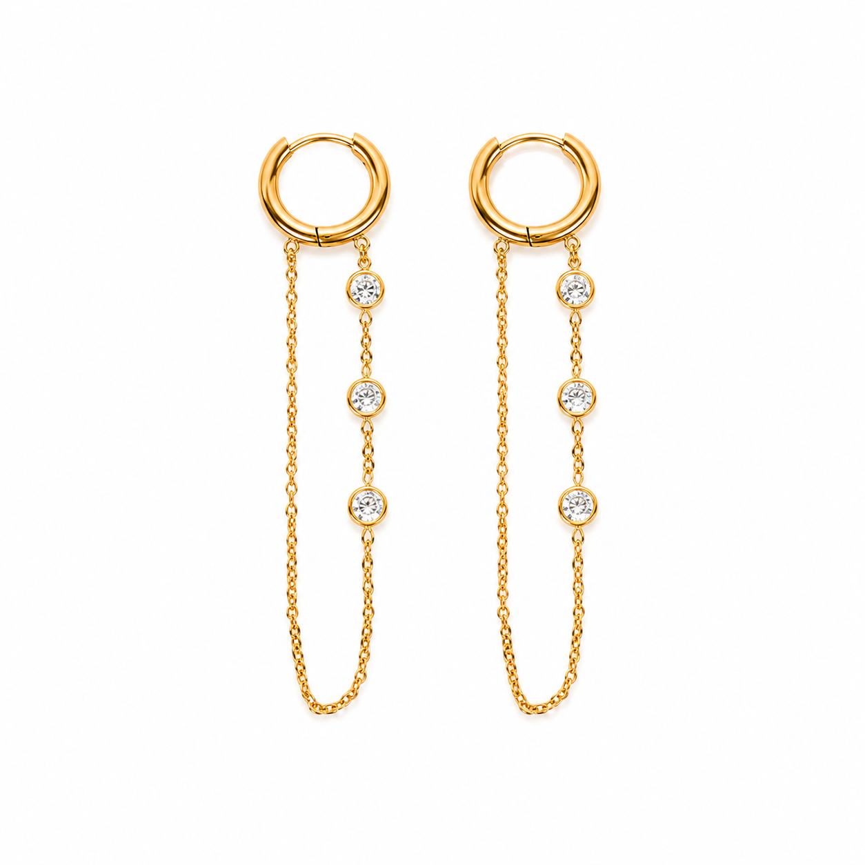 Edge Elegant Stud Earrings