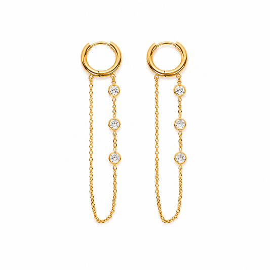 Edge Elegant Stud Earrings