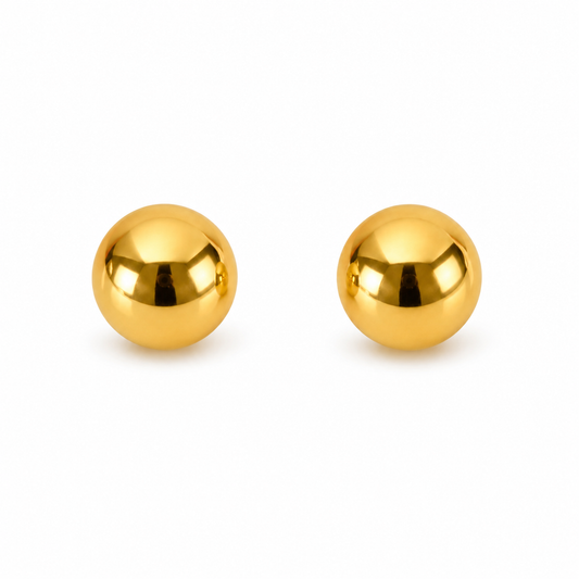 Classic Gold Ball Studs