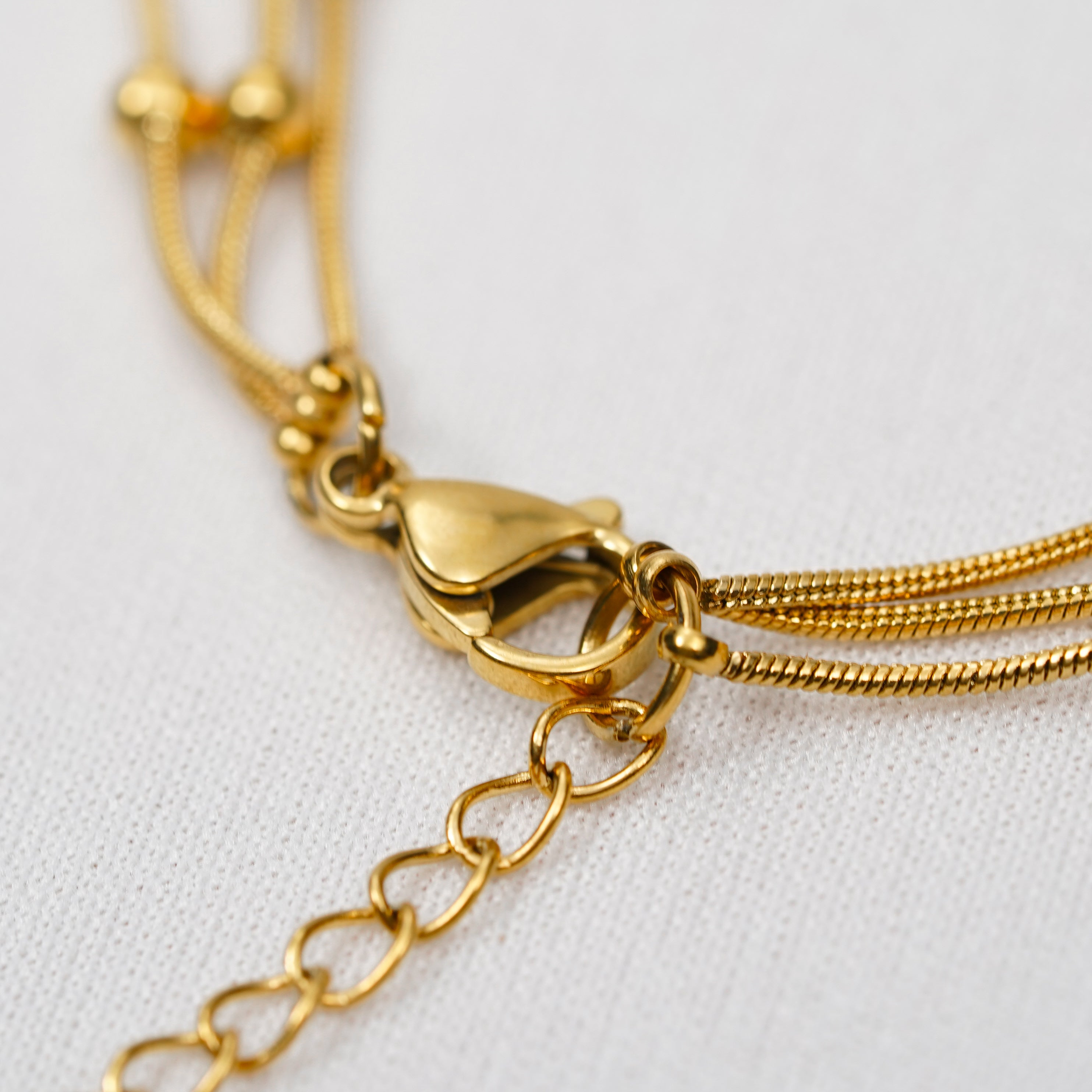 Retro Wave Gold Bracelet