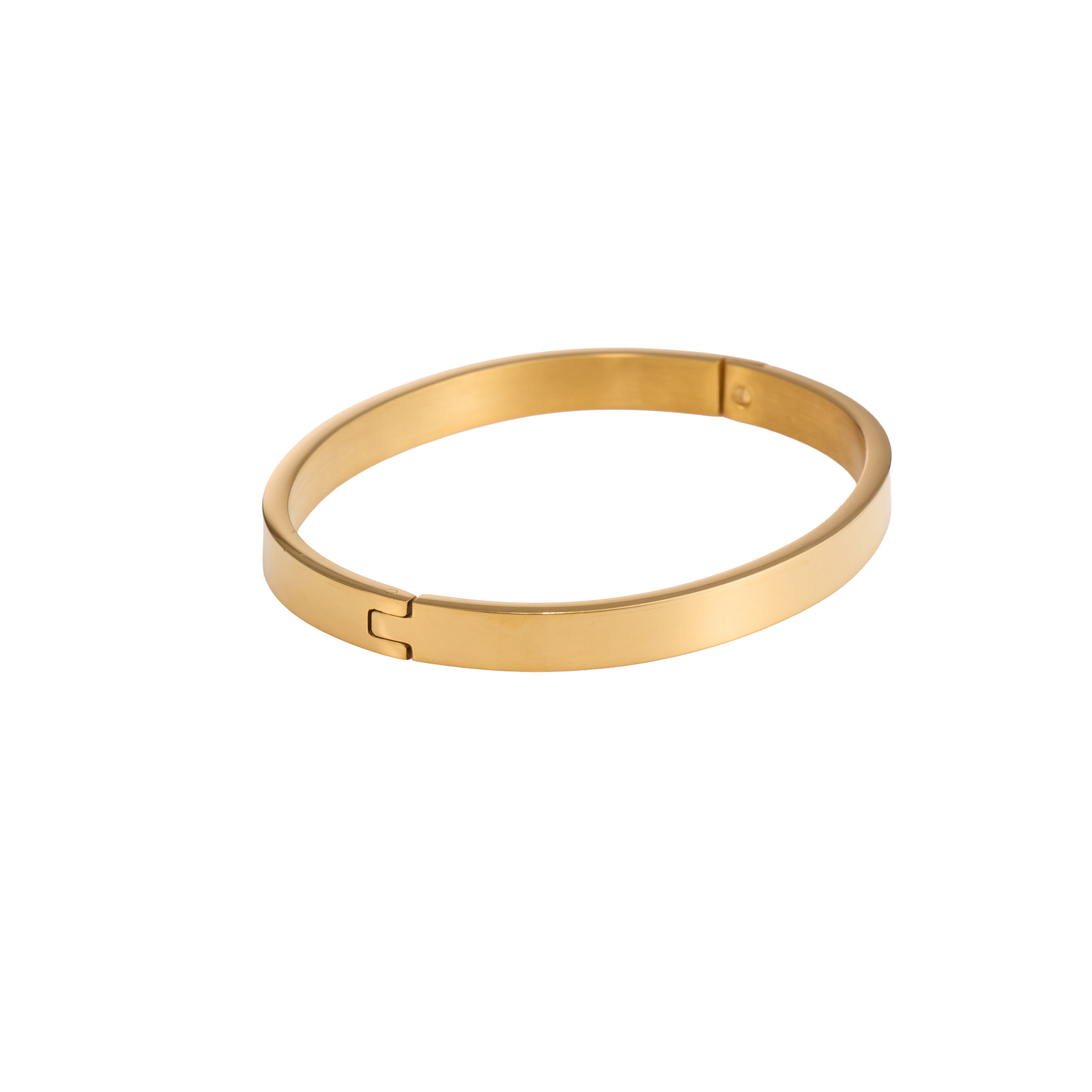 Classic Gold Solid Bangle