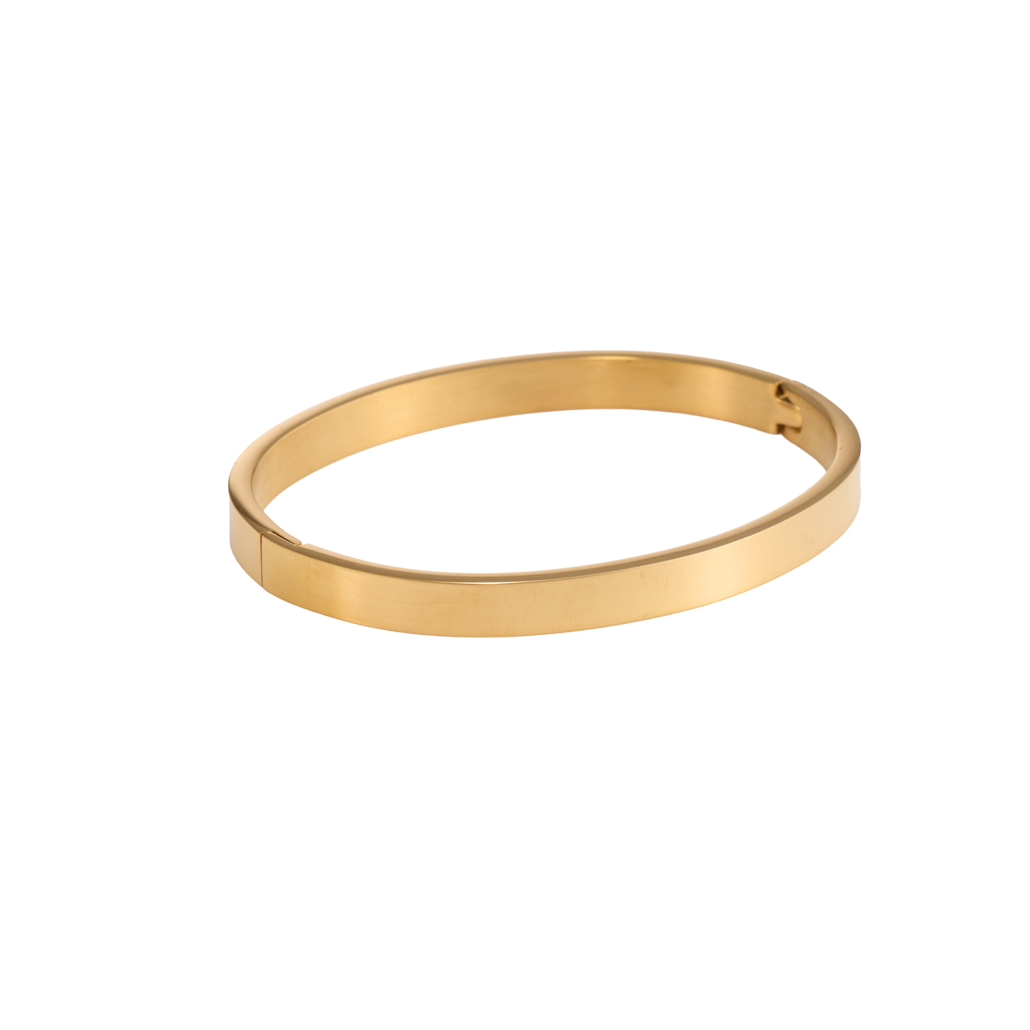 Classic Gold Solid Bangle