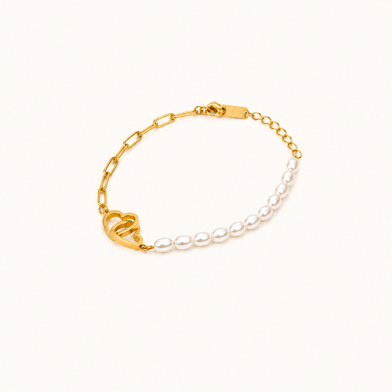 Sweetheart Double Heart Bracelet