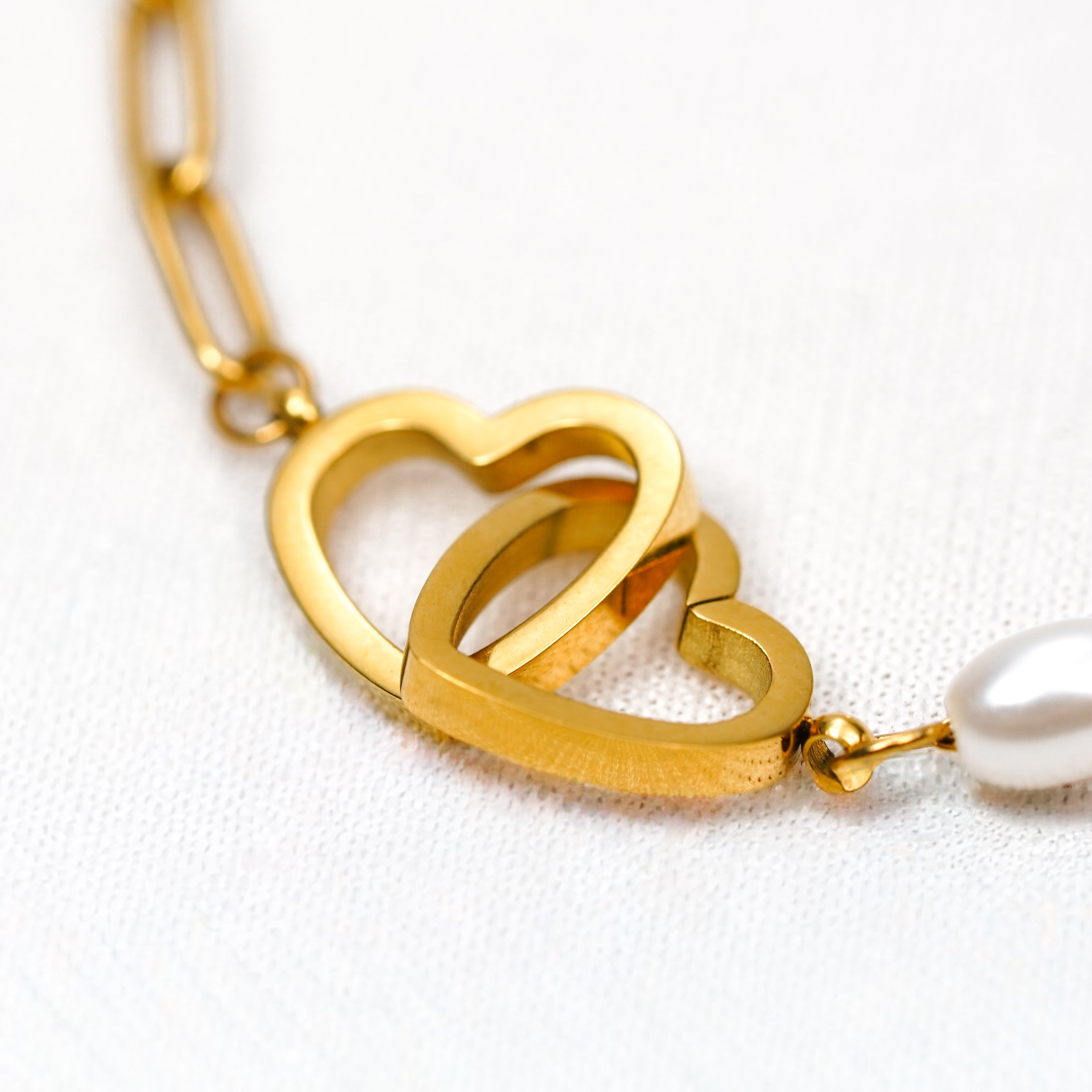 Sweetheart Double Heart Bracelet