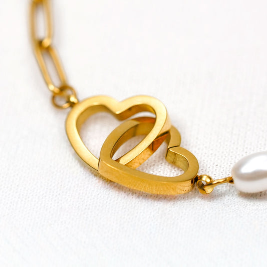 Sweetheart Double Heart Bracelet