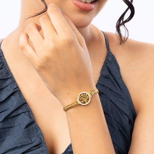 Golden Tree Charm