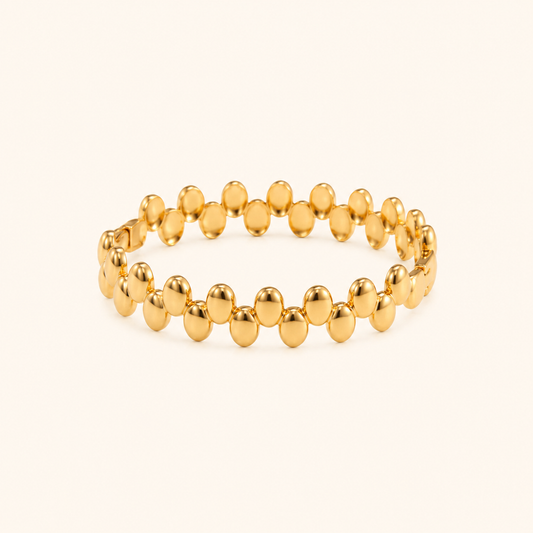 Niche Floral Geometric Bracelet
