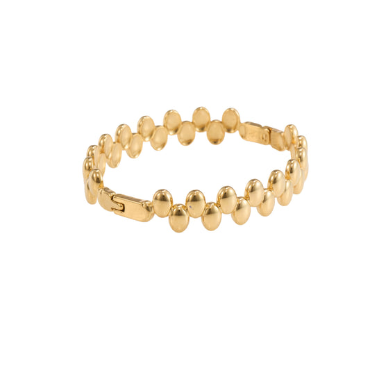 Niche Floral Geometric Bracelet