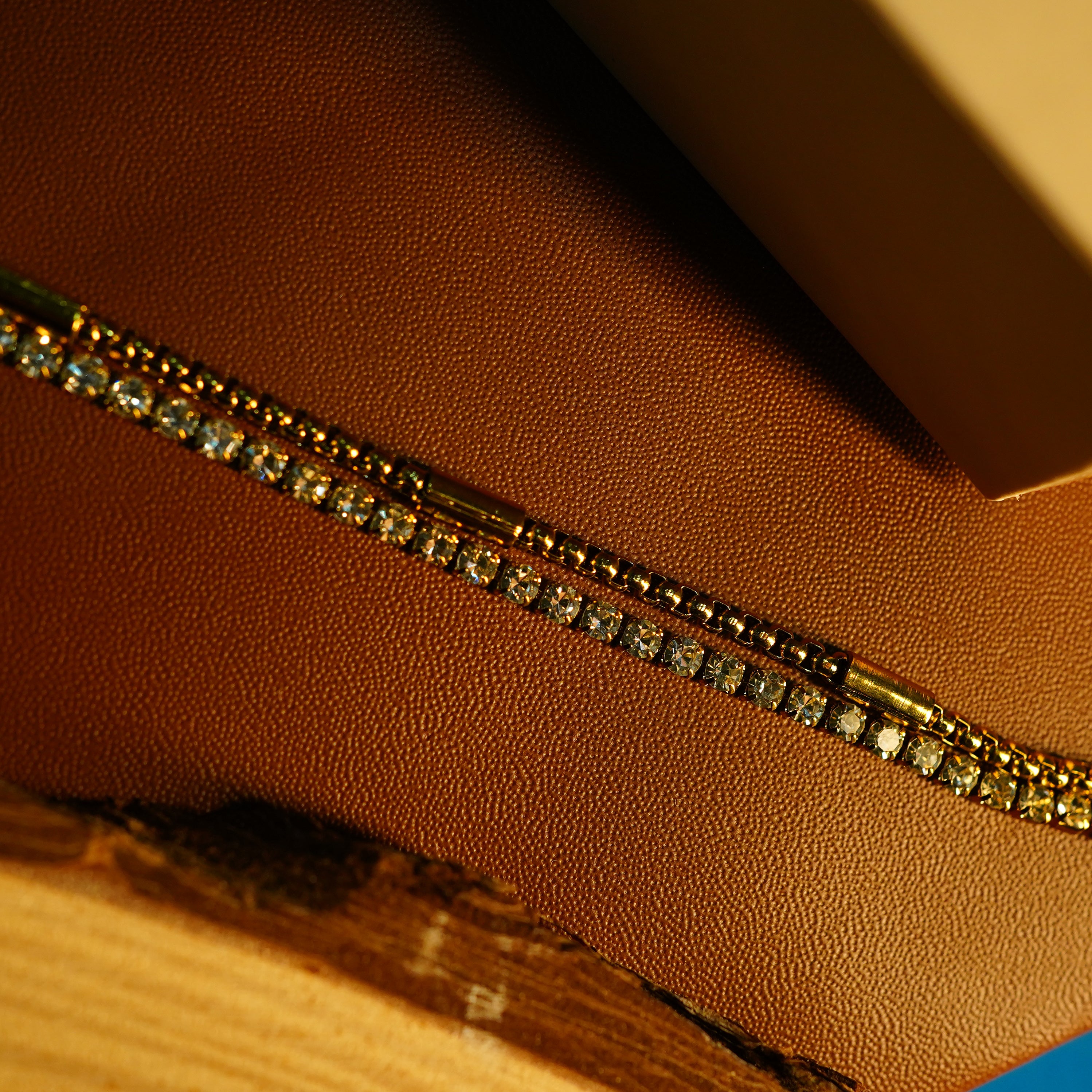 Diamond Double Chain Vintage Bracelet