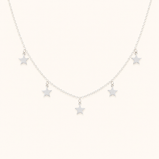 Cosmic Pentagram Star Necklace