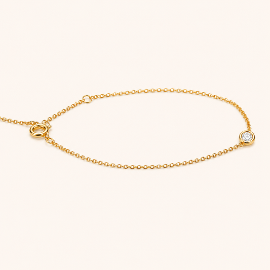 Geometric Elegance Pull-Chain Bracelet