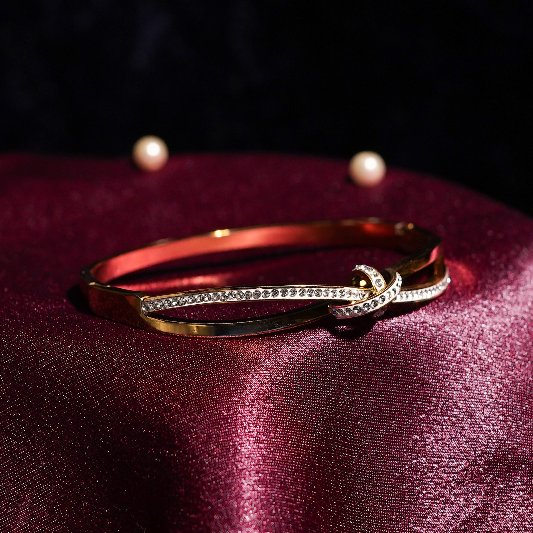 Radiant Sparkle Openable Bangle