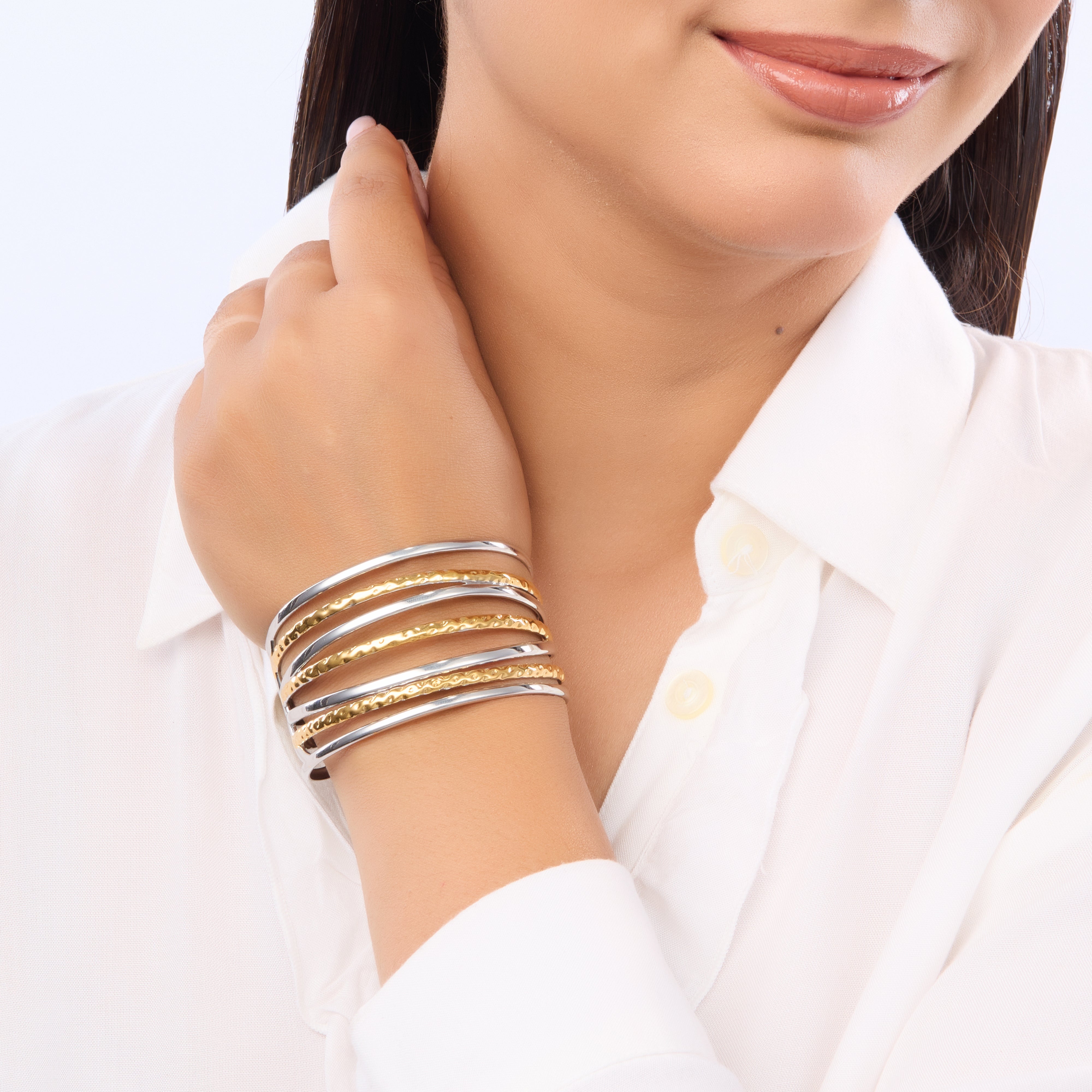Modern Chic Colorblock Bangle