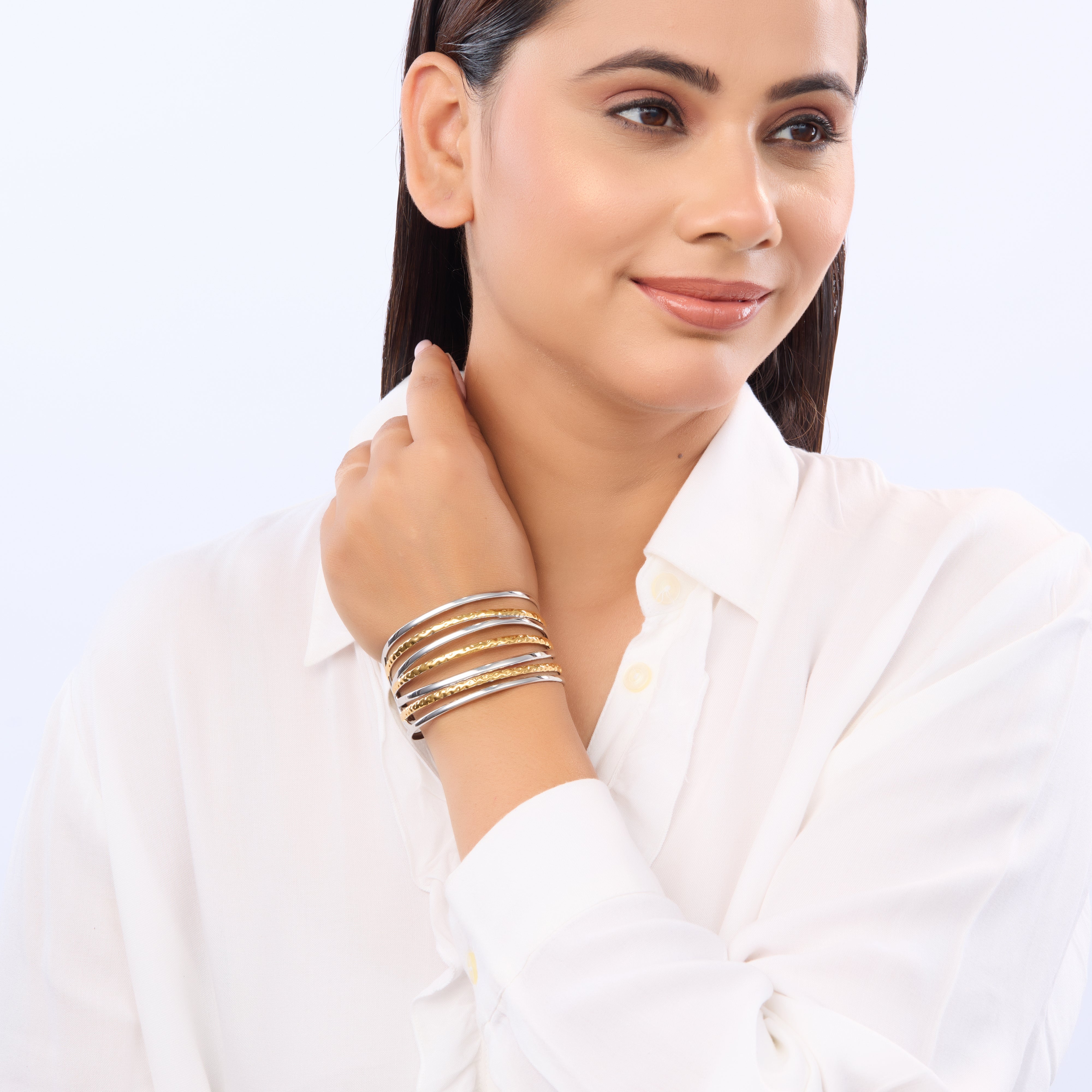 Modern Chic Colorblock Bangle