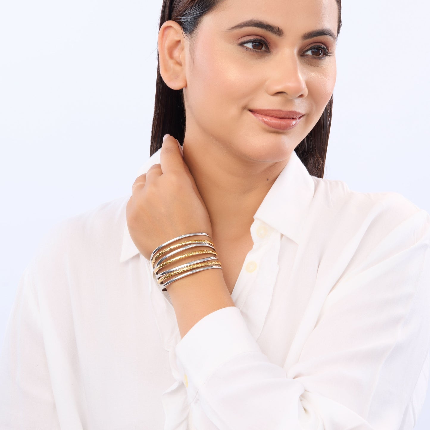 Modern Chic Colorblock Bangle