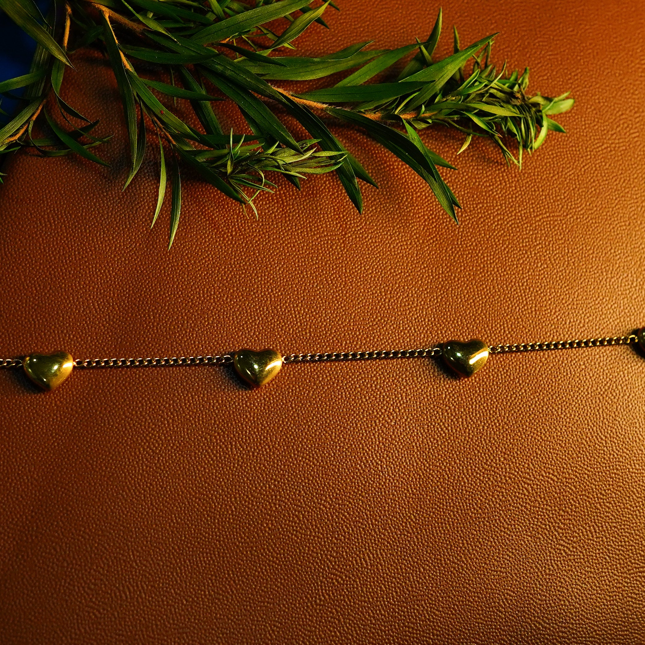 Golden Daisy Number Bracelet