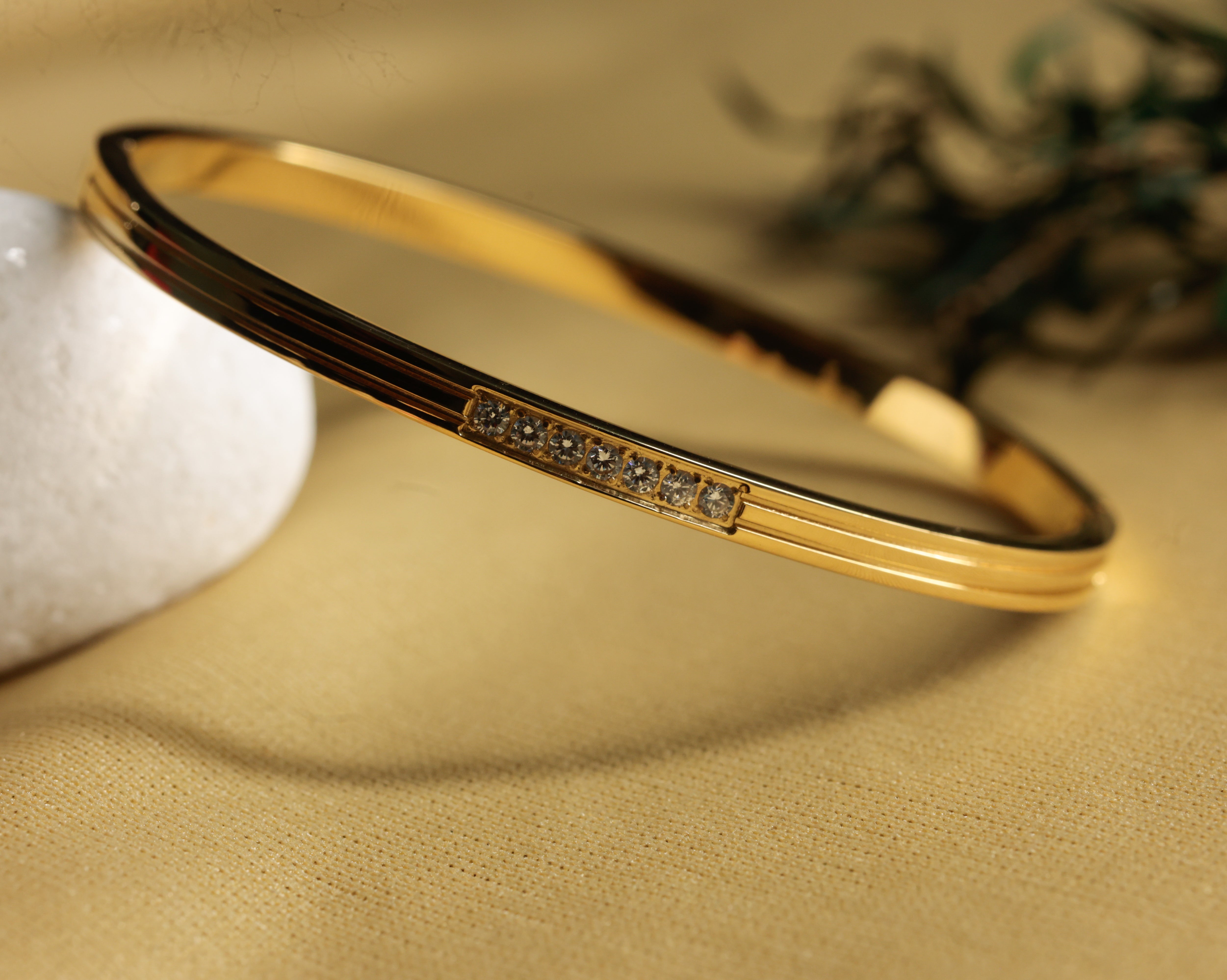 Linear Luxe Bangle