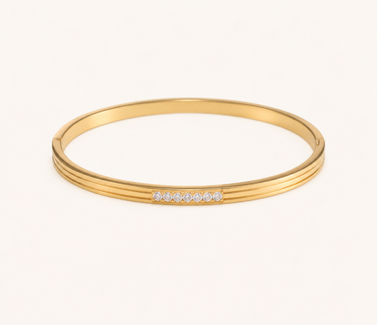 Linear Luxe Bangle