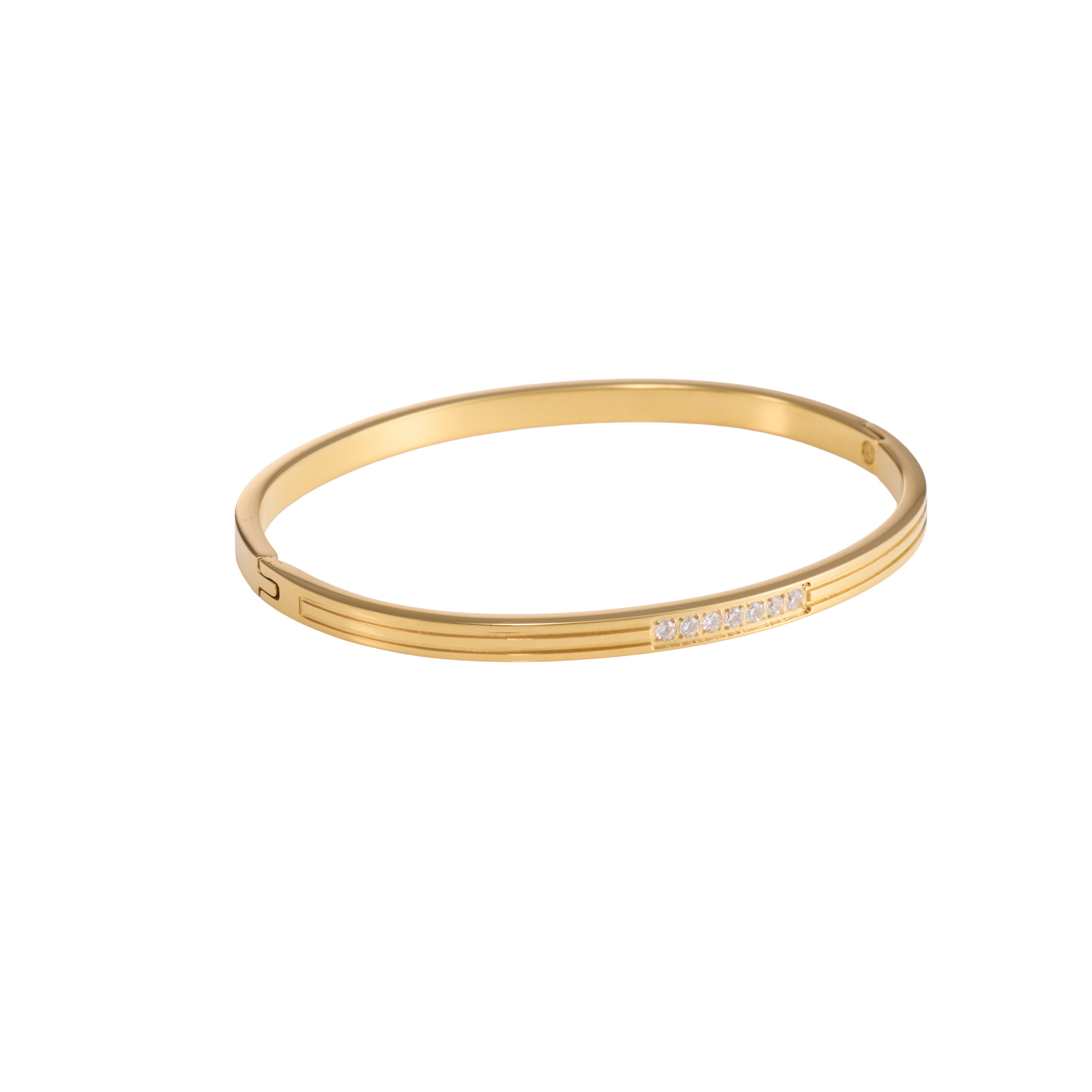 Linear Luxe Bangle