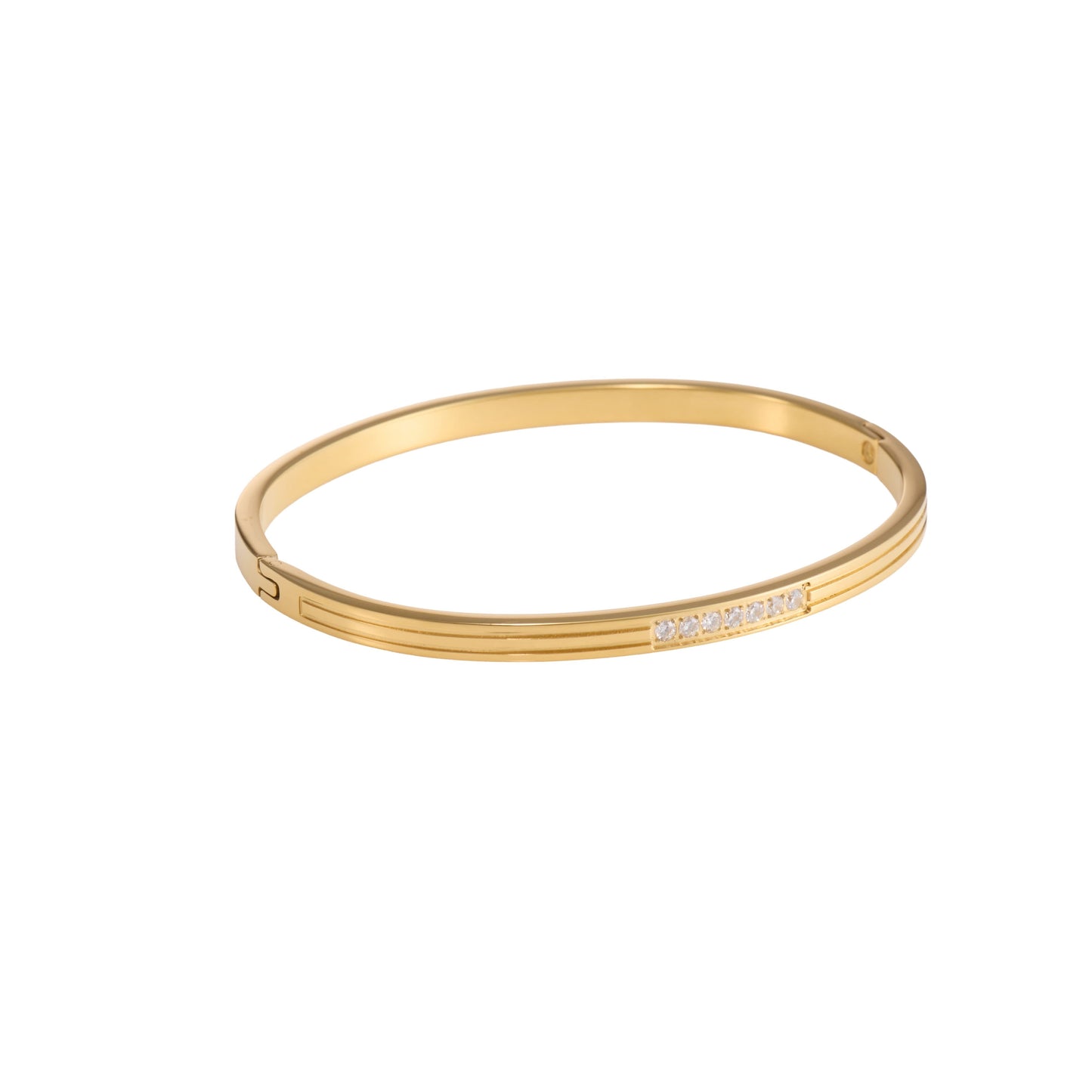 Linear Luxe Bangle