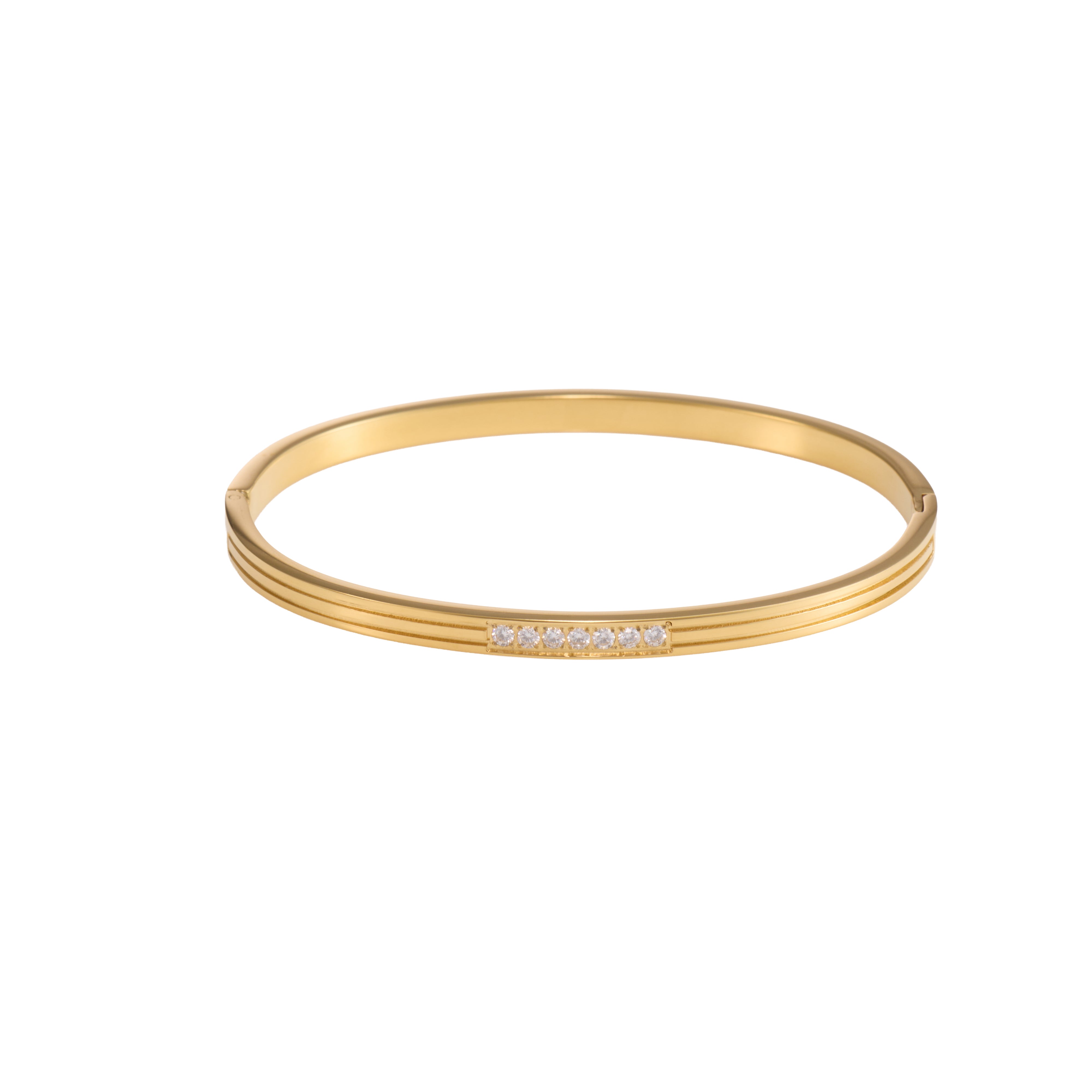 Linear Luxe Bangle