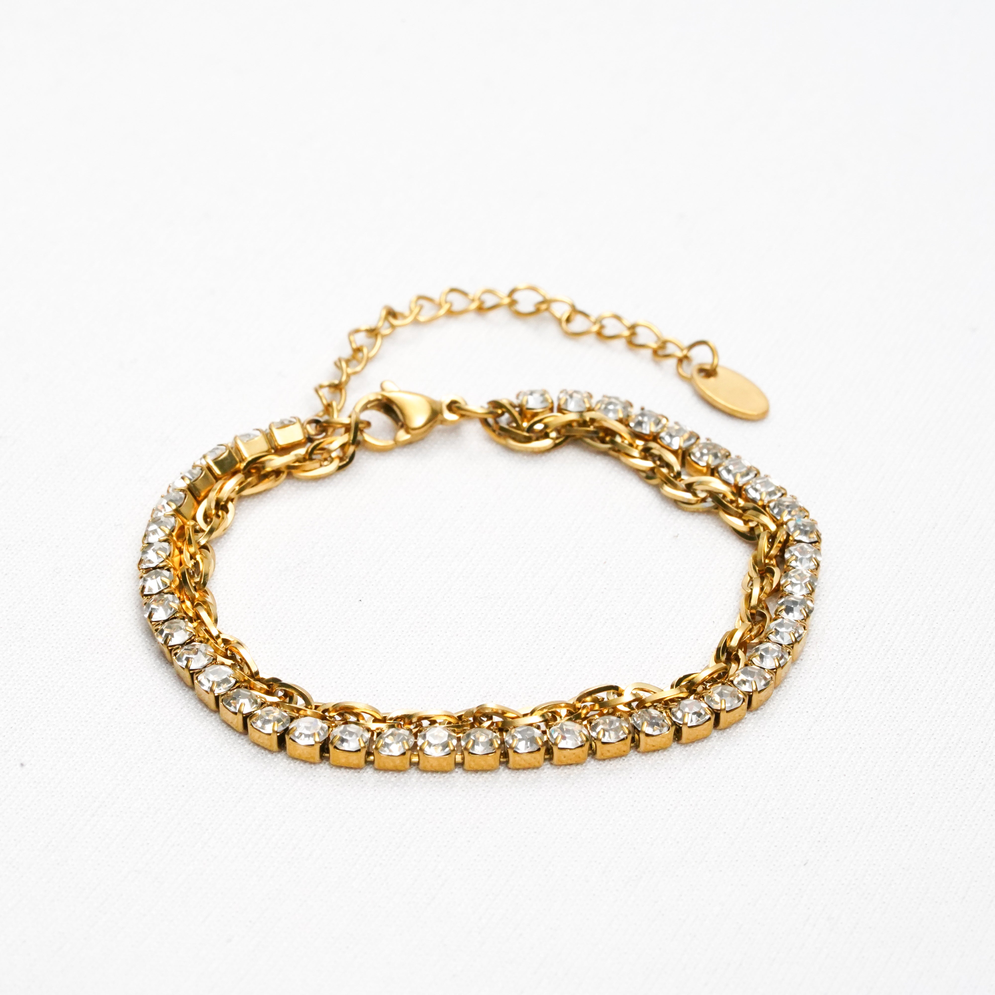 Glaze Tennis Duo Bracelet