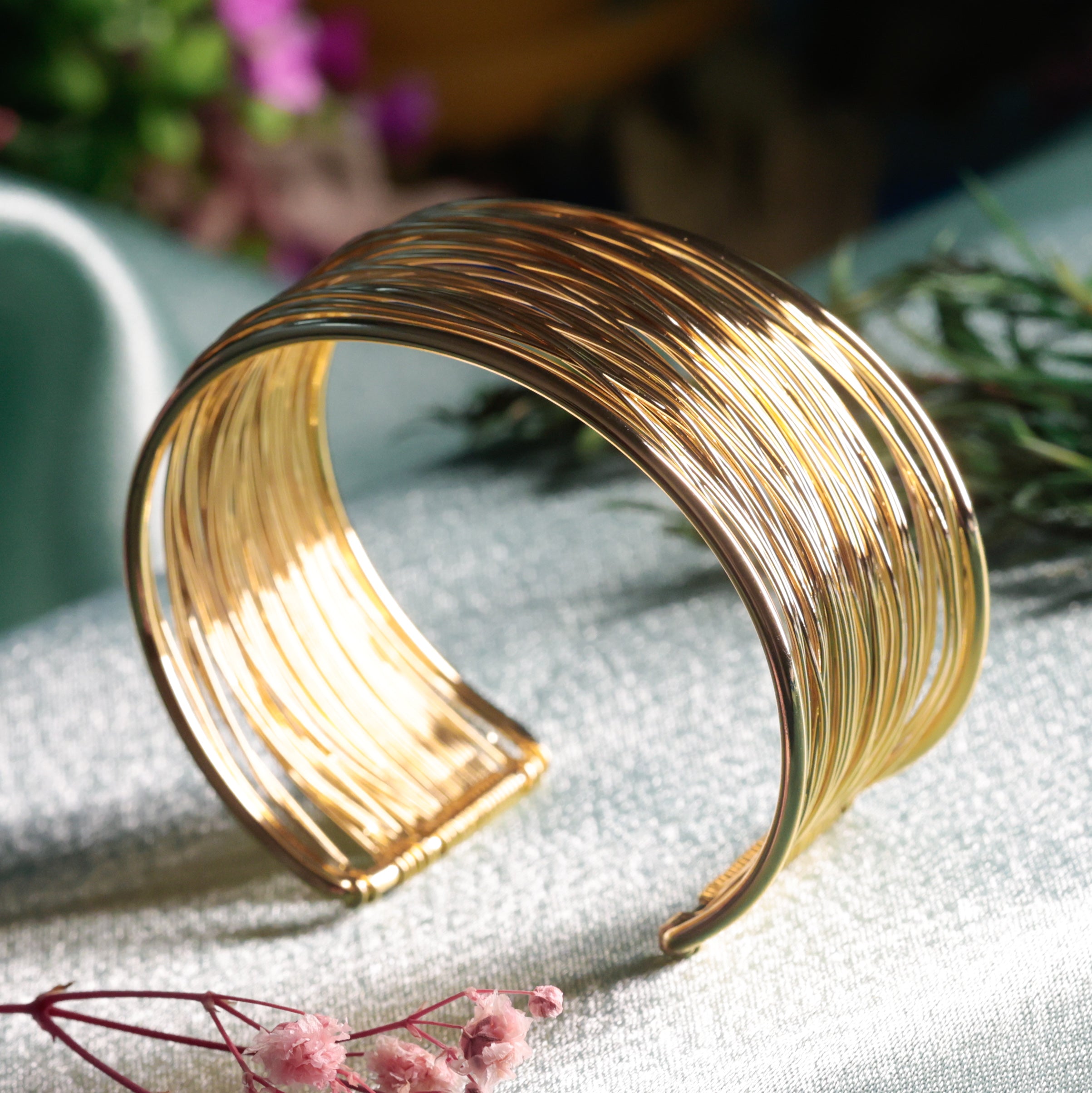 Royal Layered Wire Cuff