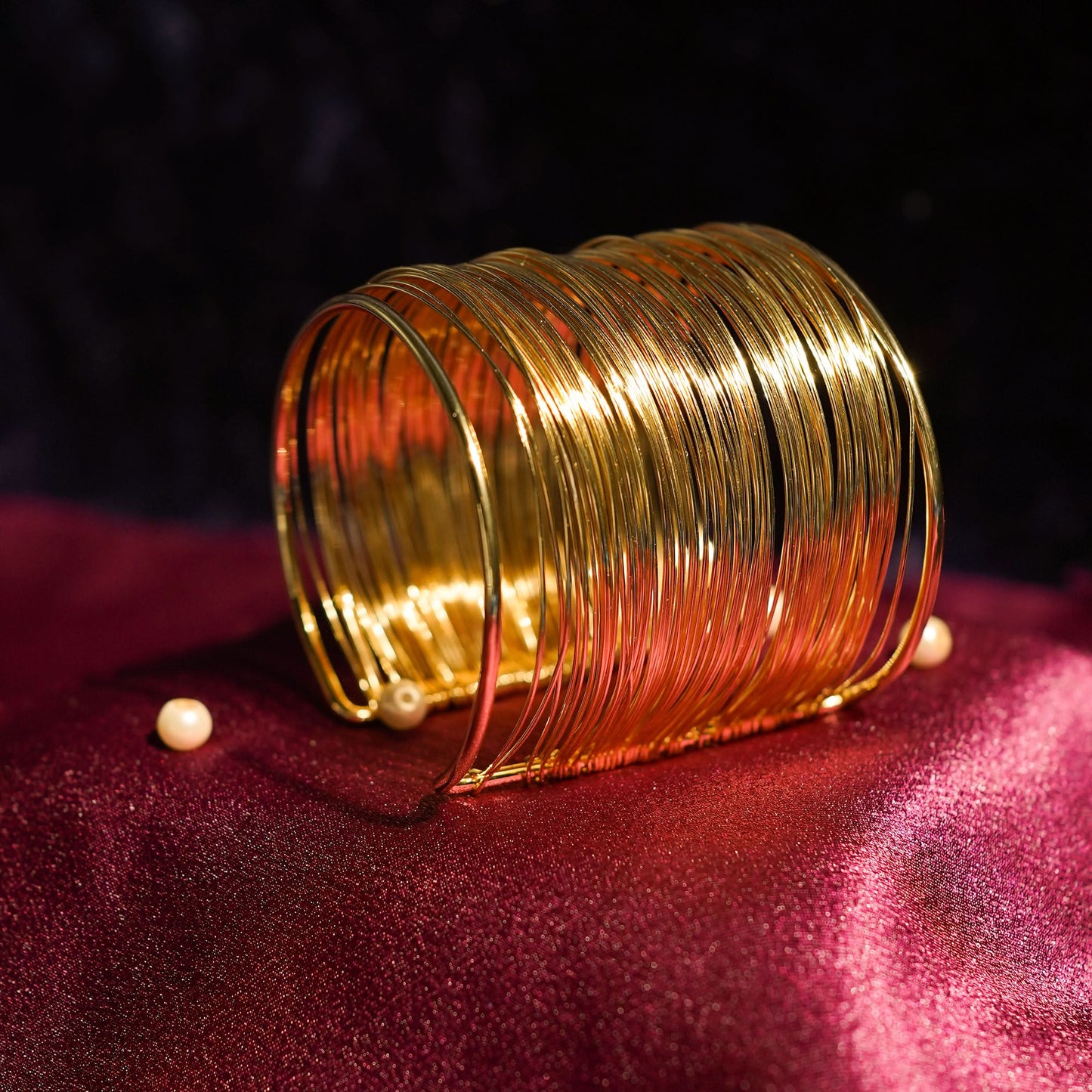 Royal Layered Wire Cuff