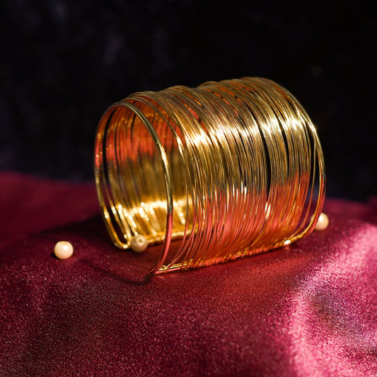 Royal Layered Wire Cuff