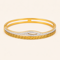 Zenvy Greca Luxe Crystal Bangle