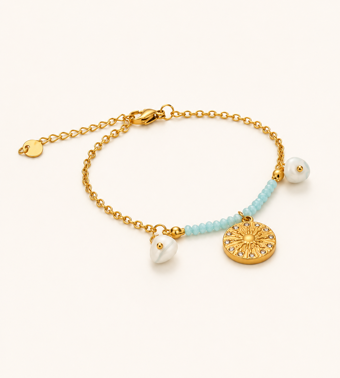 Radiant Serenity Charm Bracelet