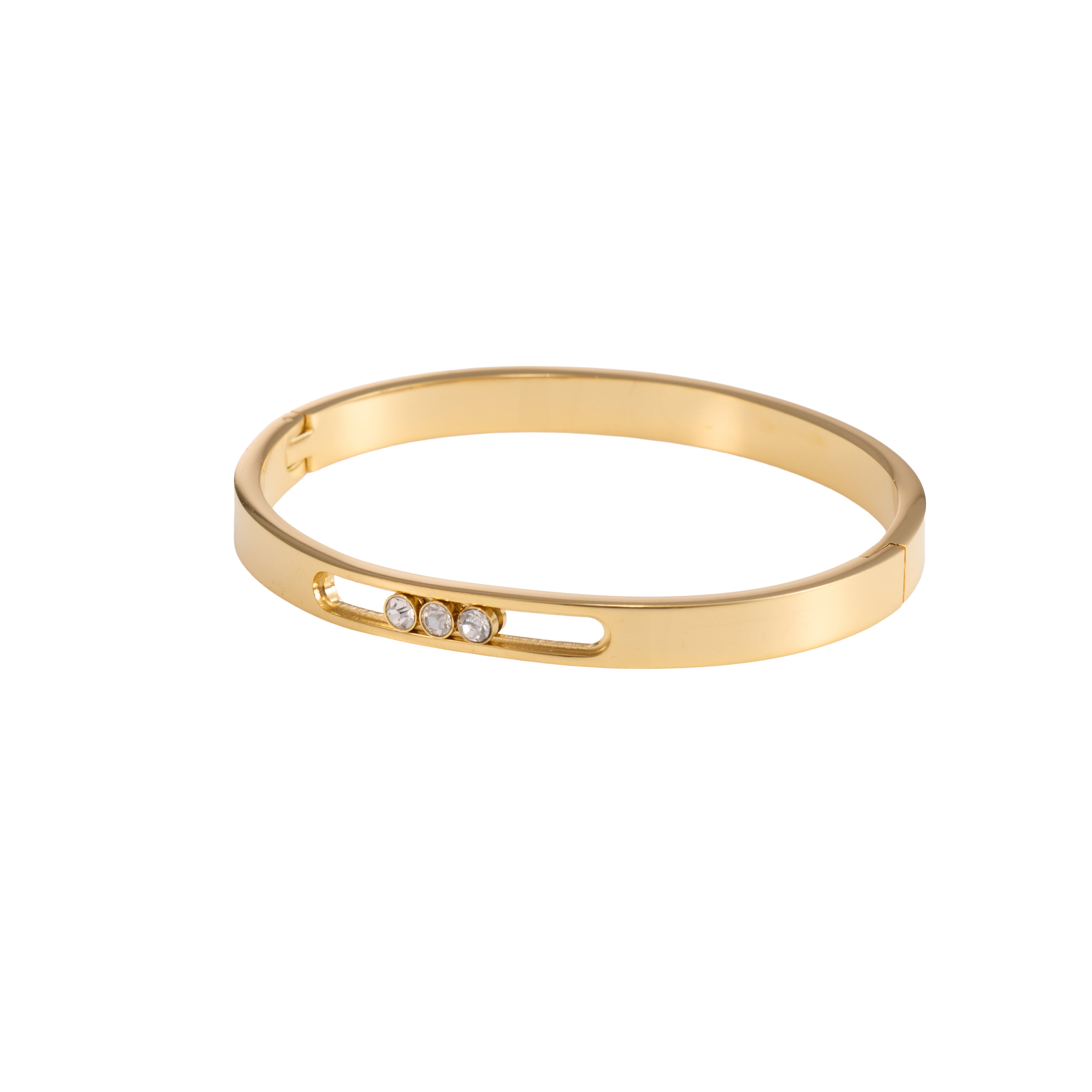 Triple-Orbital Glide Bangle