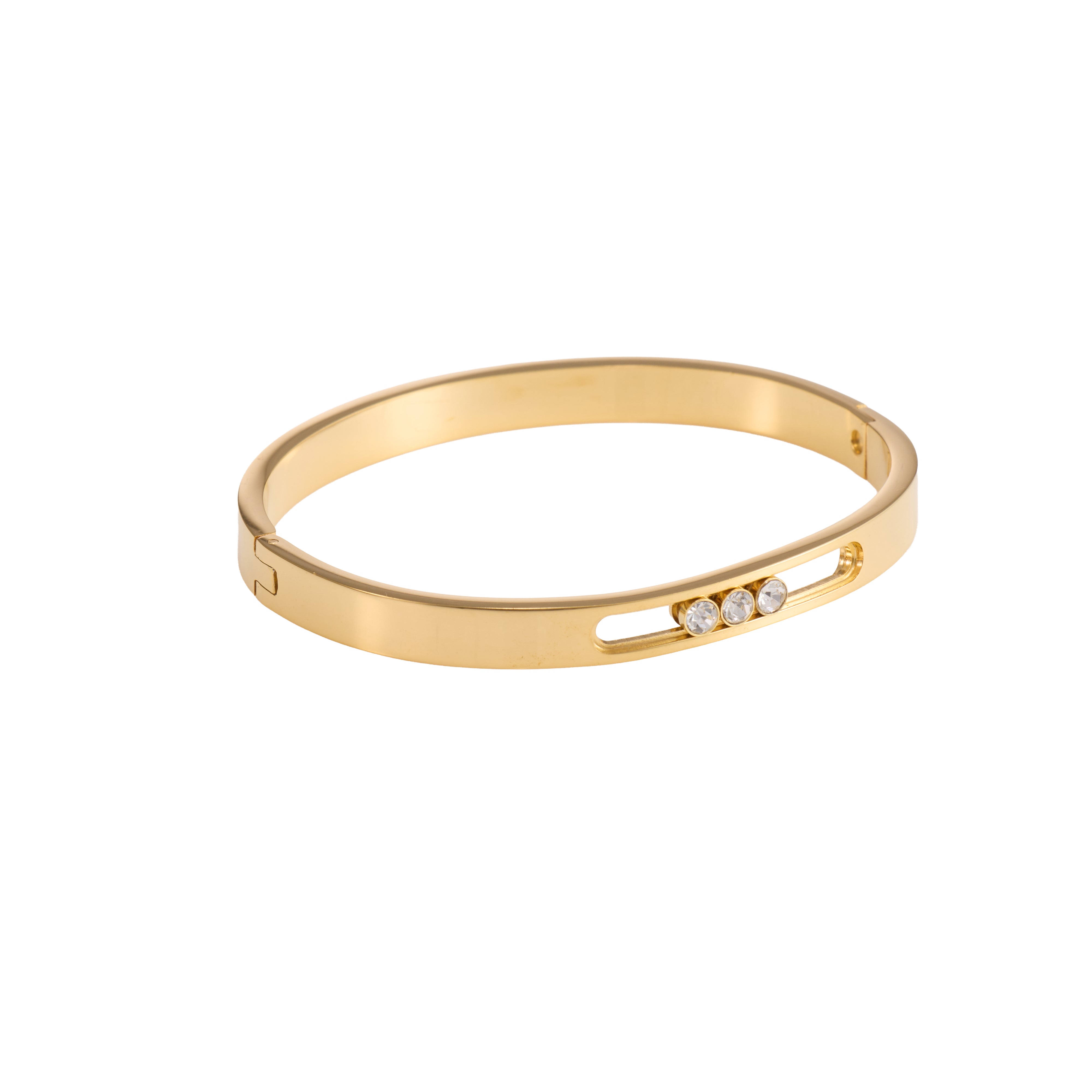Triple-Orbital Glide Bangle