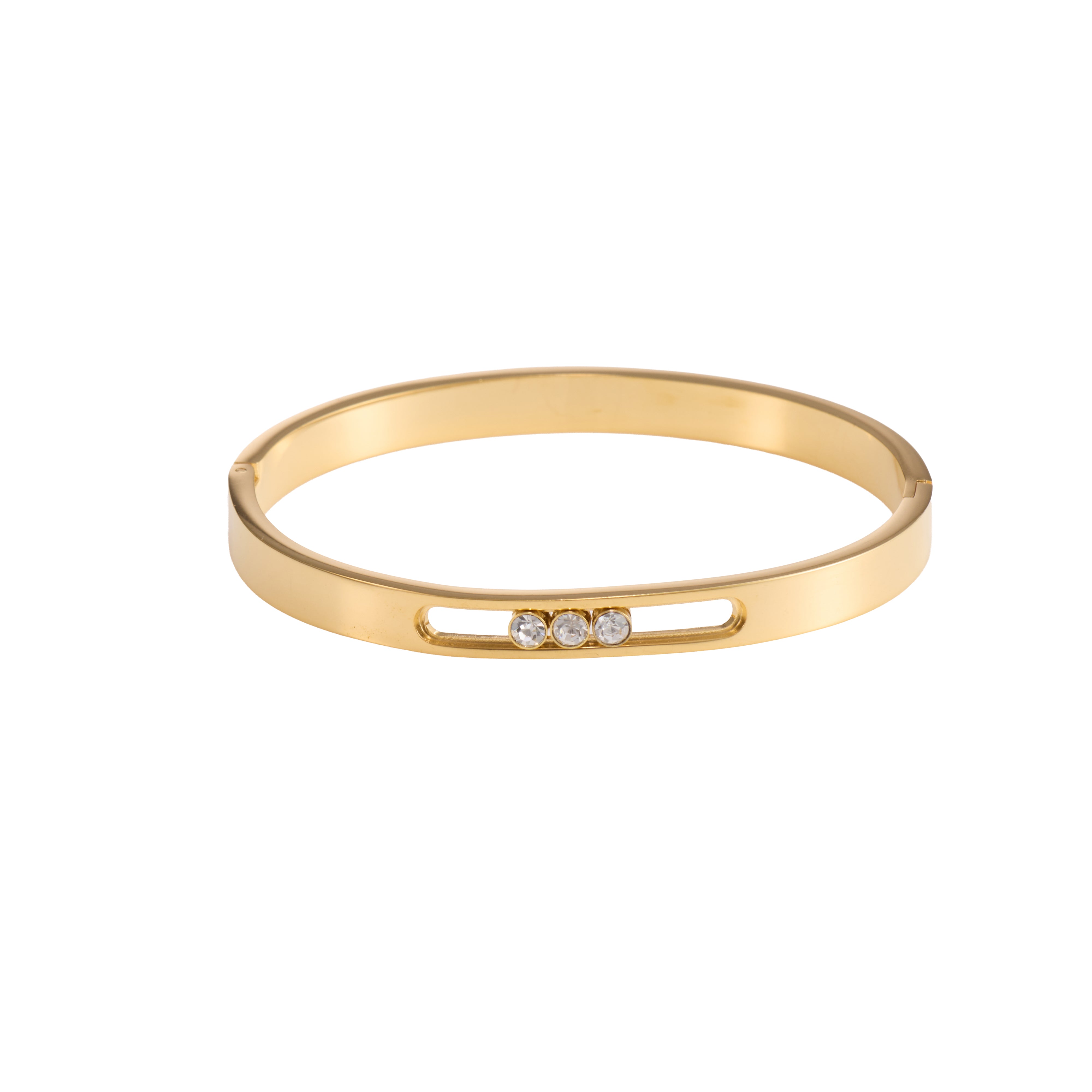 Triple-Orbital Glide Bangle
