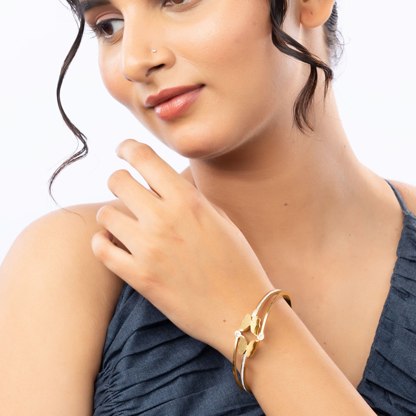 Mariposa Gilded Butterfly Bangle