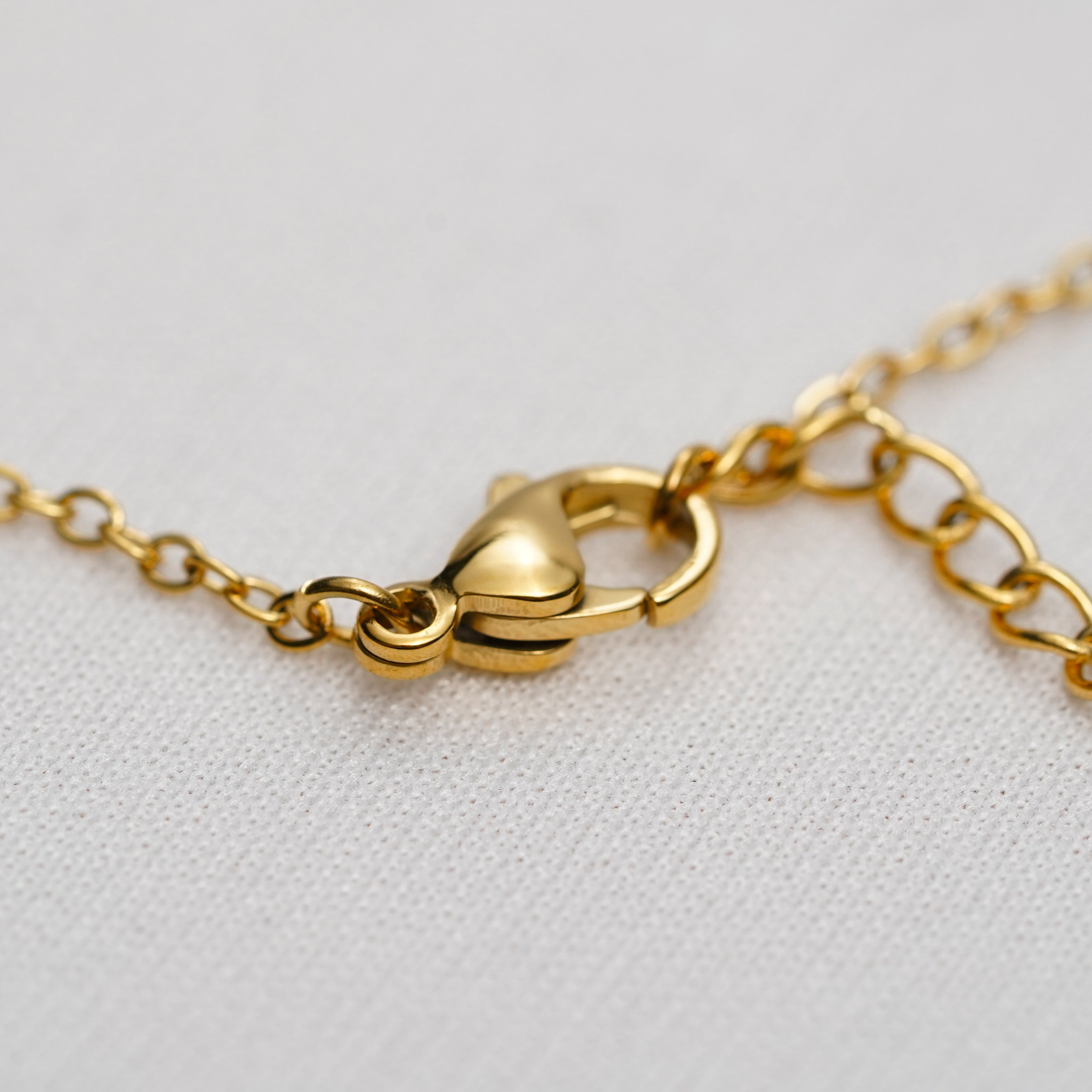Gold-Toned Heart-Link Bracelet