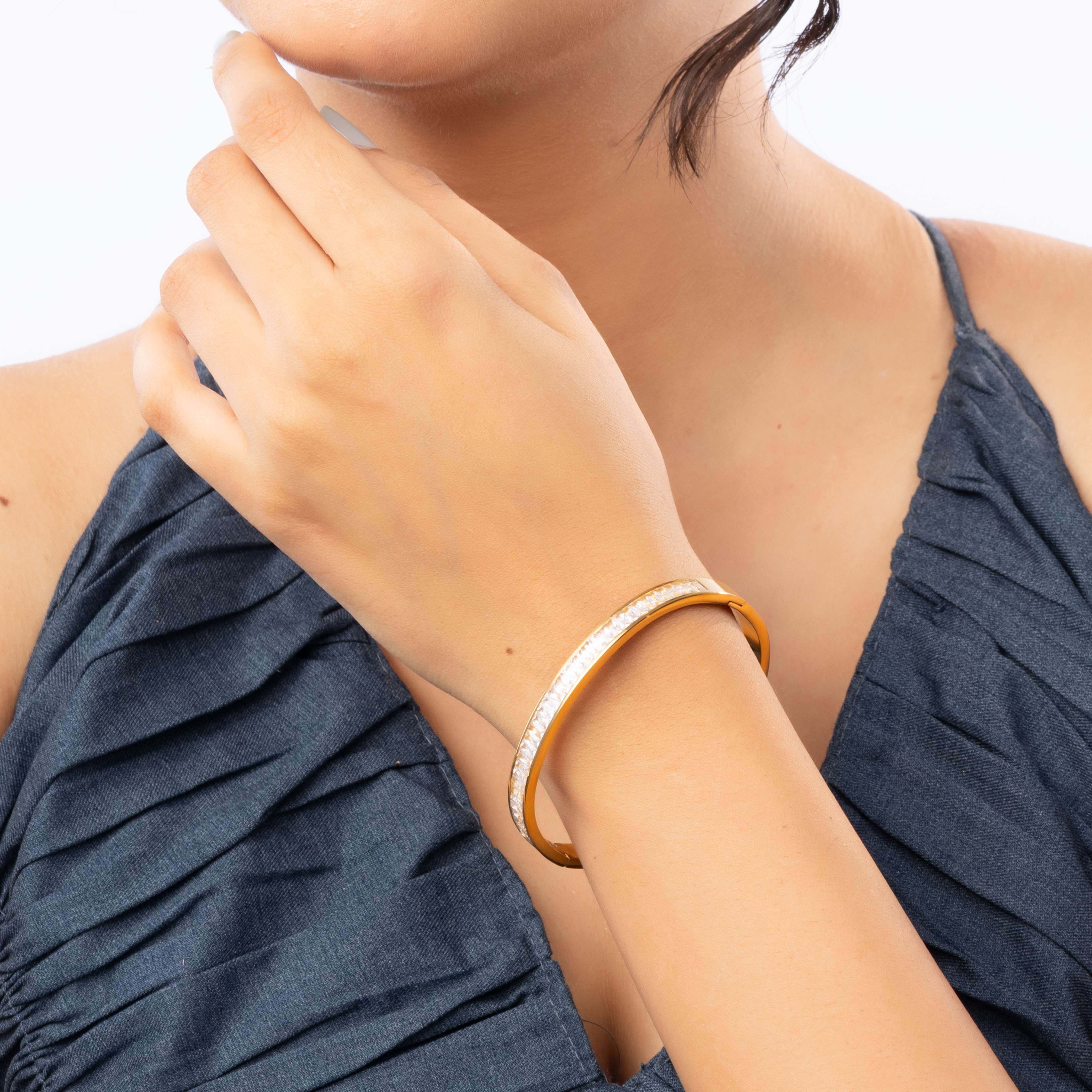 Gilded Prism Bangle