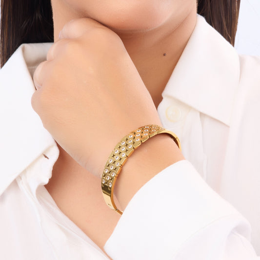 Gilded Mosaic Bangle