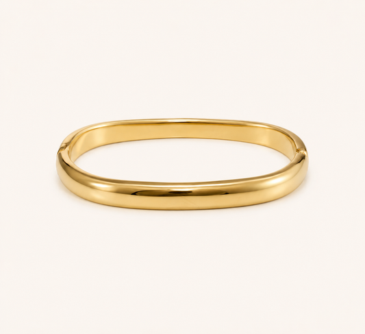 Sculpted Horizon Bangle