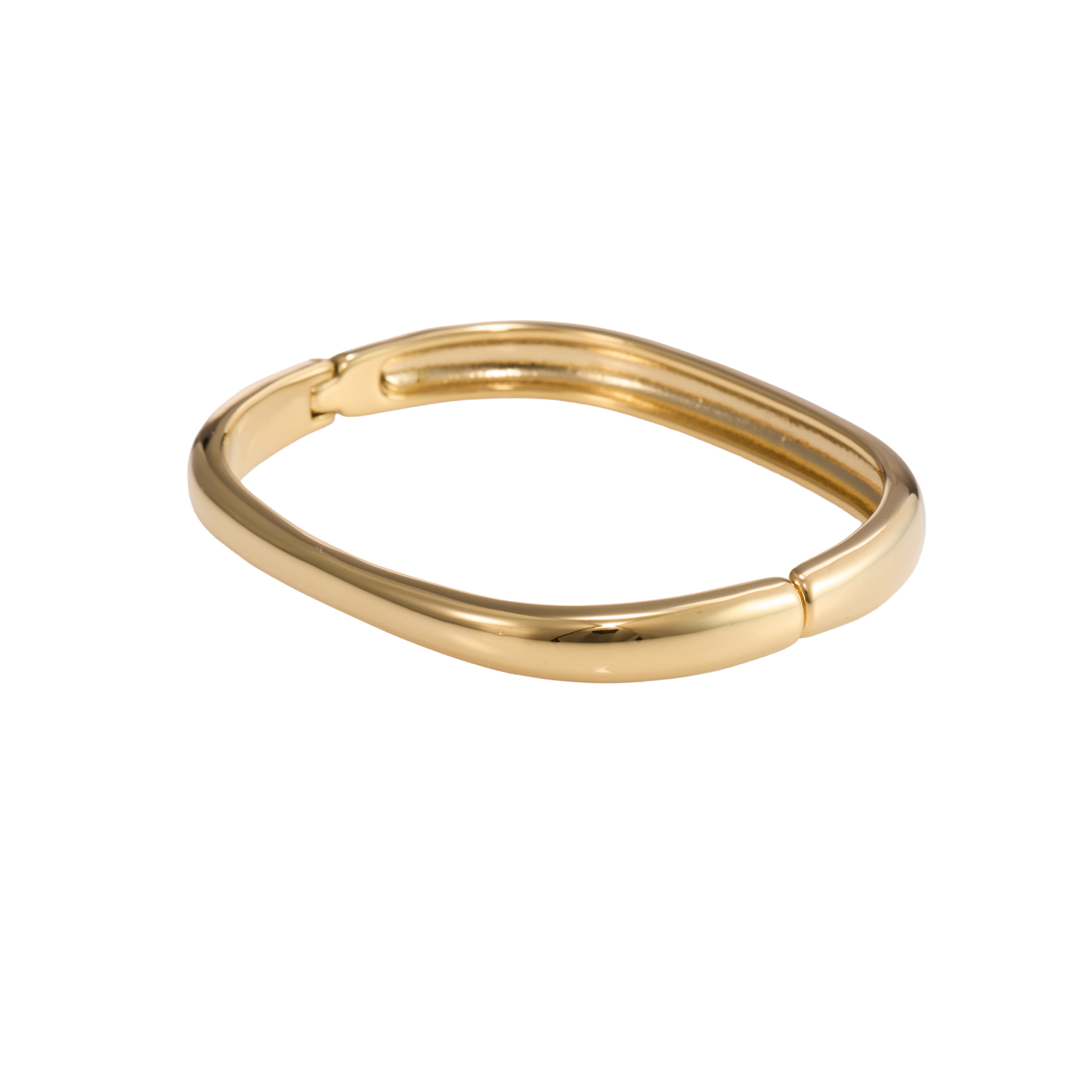 Sculpted Horizon Bangle