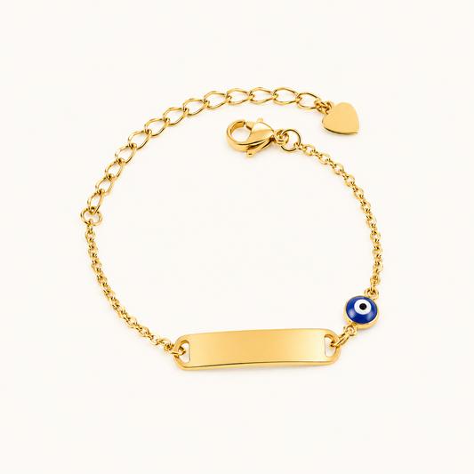 Blue Evil Eye Charm Bracelet