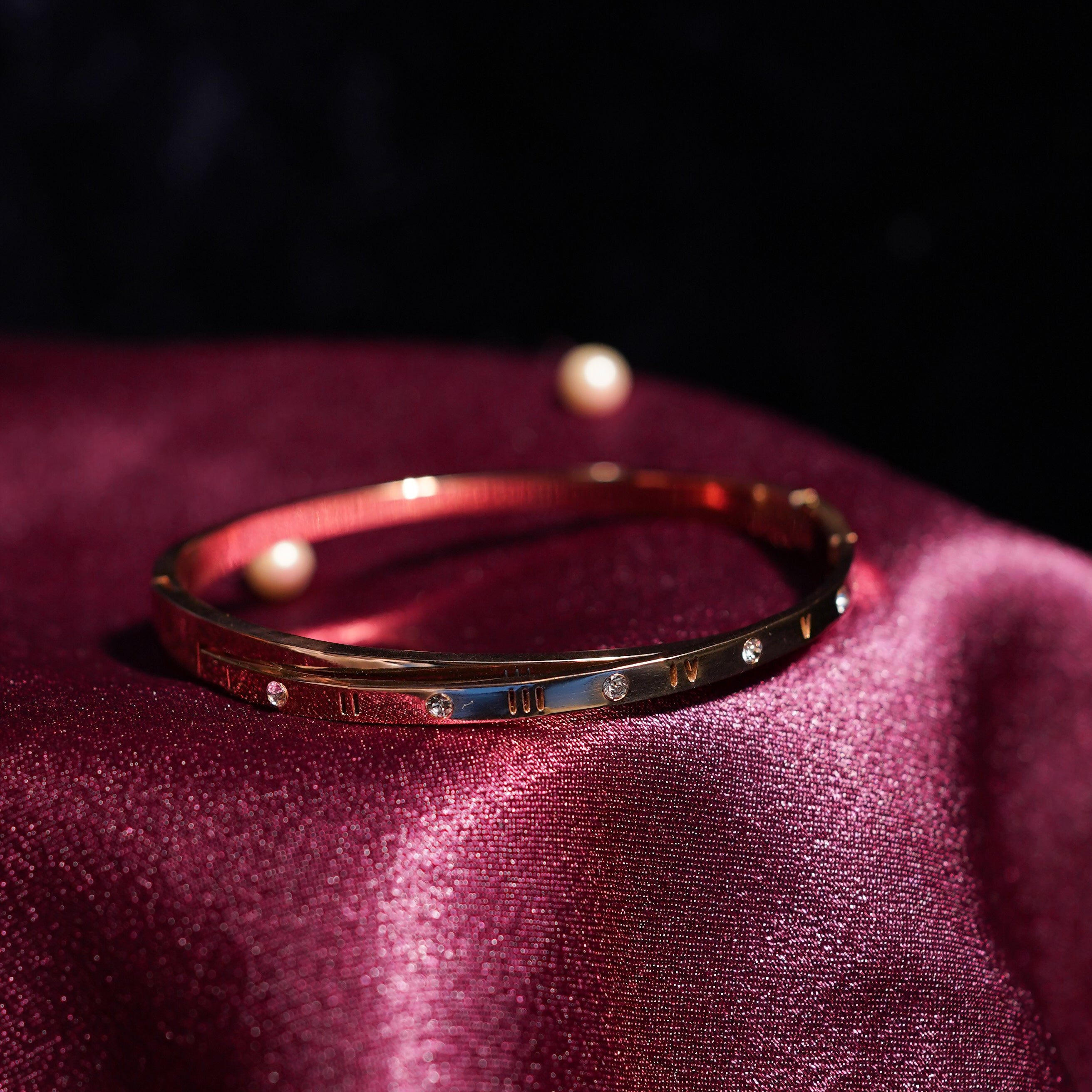 Roman Luxe Rose Bangle