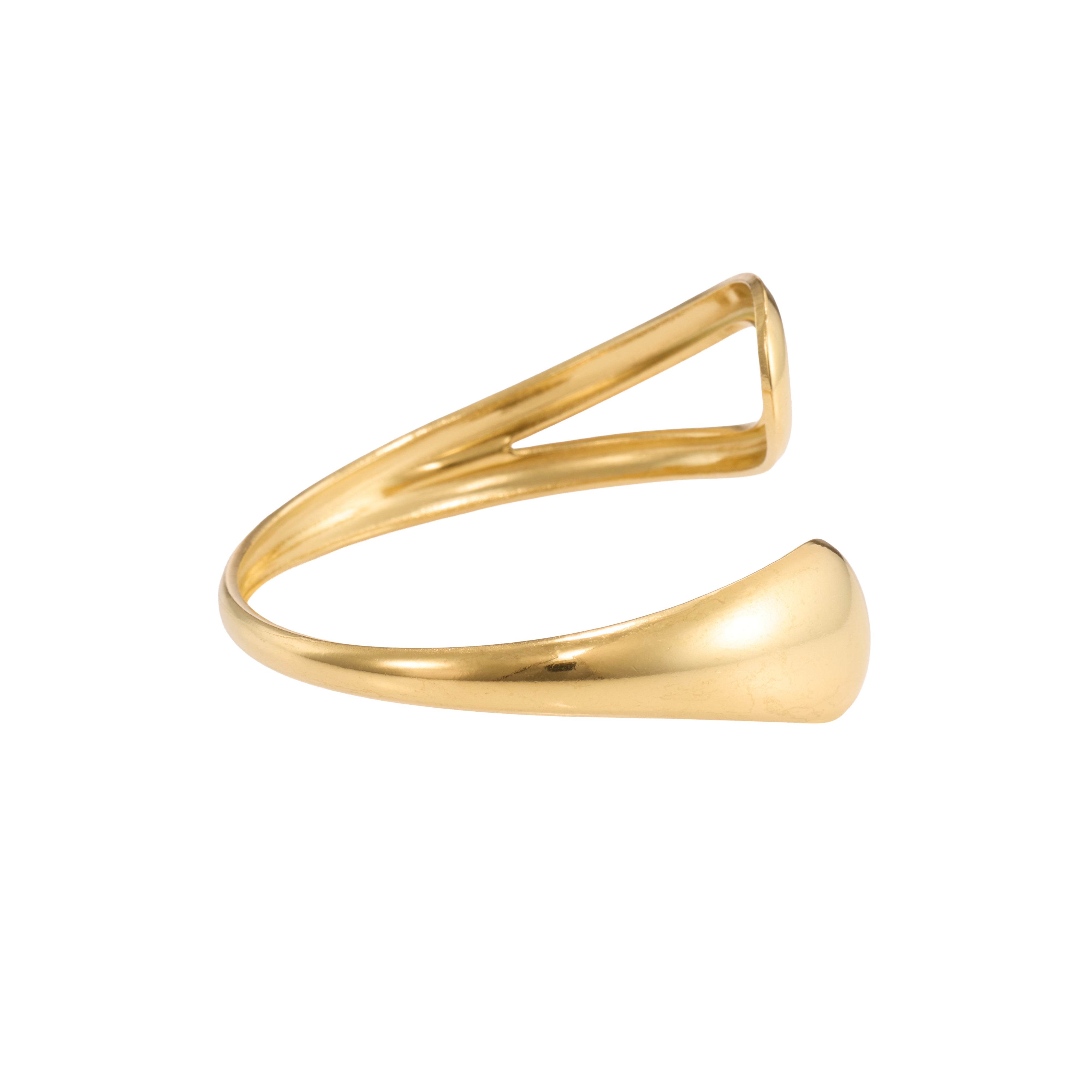 Hammered Texture Open Bracelet